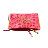 Pink Embroidered Clutch Bag Mexica