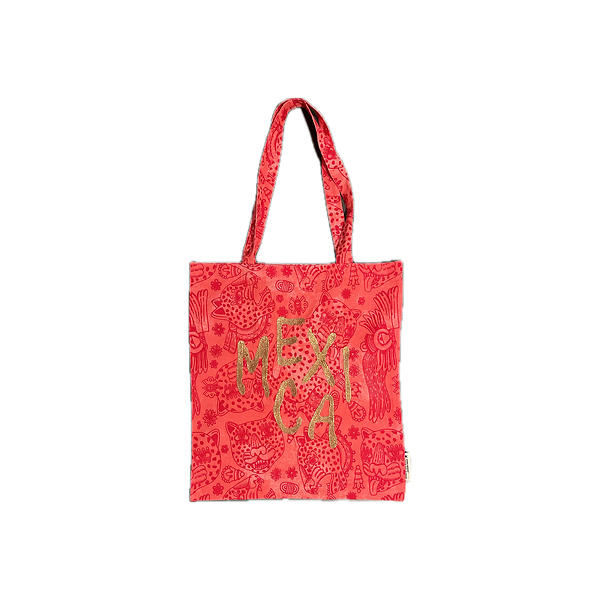 Tote Bag Mqb Rose Broderie Mexica