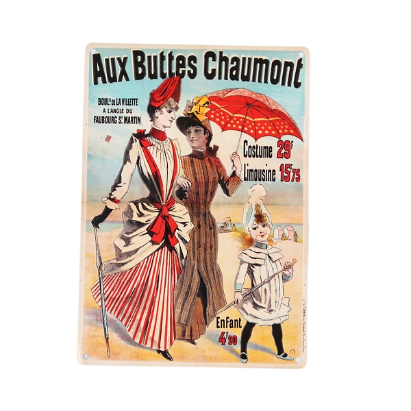 Metal poster Buttes Chaumont
