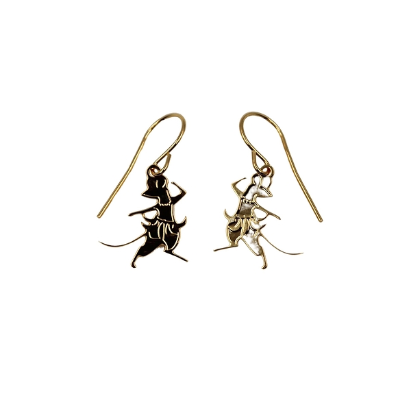 Boucles d'oreilles Souris dansantes - Exposition DANSER