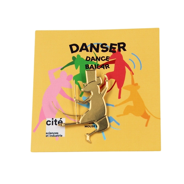 Broche Souris dansante - Exposition Danser