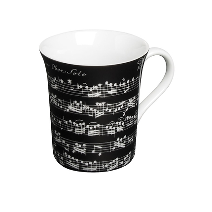 Black Vivaldi sheet music Mug