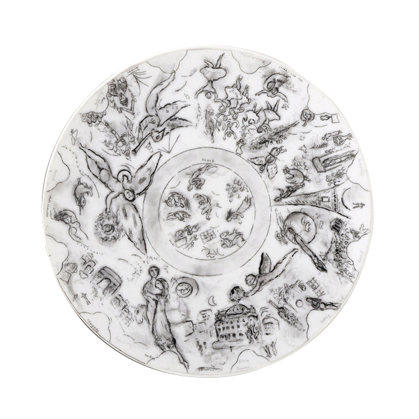 Coffret de 6 assiettes à dessert Chagall