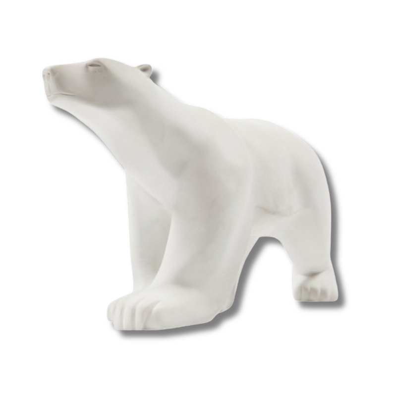 Pompon - Ours blanc 40cm - Titours - Ours en peluche, nounours haut de gamme