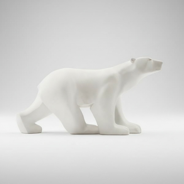 Ours blanc François Pompon grand modèle