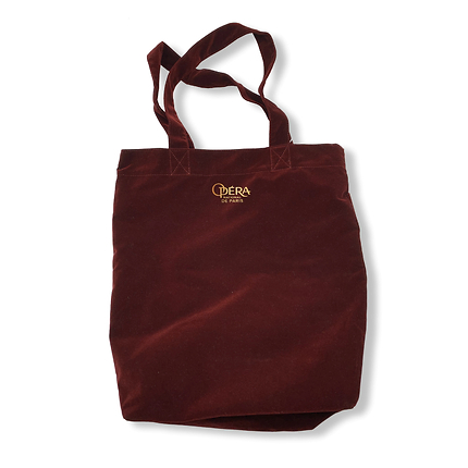 Tote Bag Rouge Velours