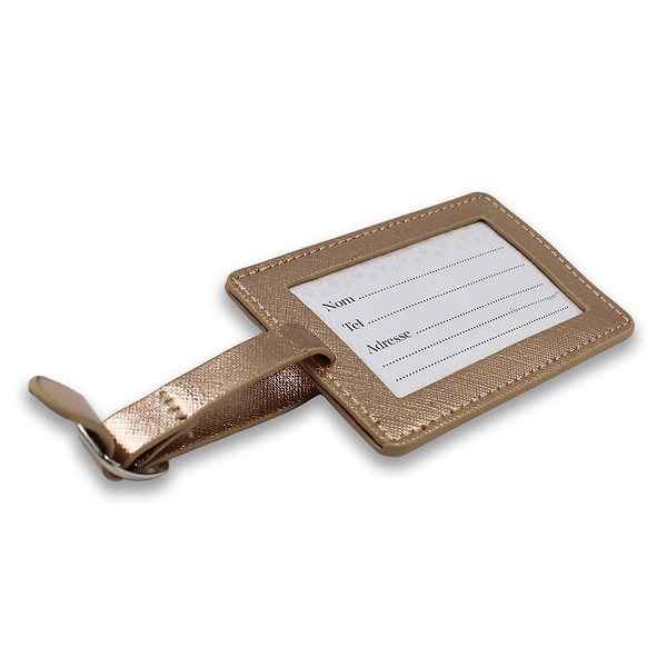Baggage Tag Opera - Pink Gold