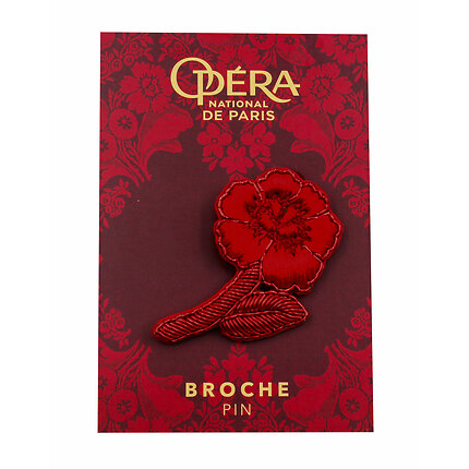 Broche Silk Long Flower