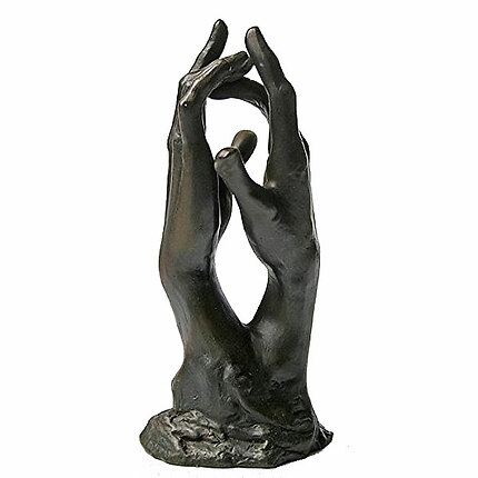 Mains de Rodin étude pour Le secret