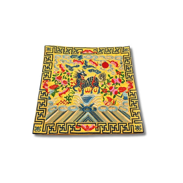 Square Ancestor Chinese Embroidery Random Pattern