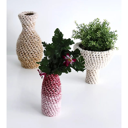 Crochet Vases