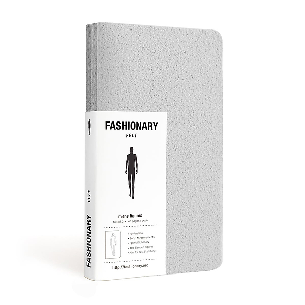 Fashionary Mini Felt Mens (Grey)