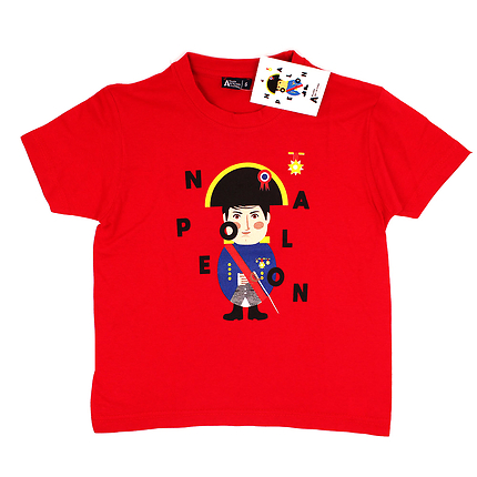 T-shirt Enfant Napoléon Rouge
