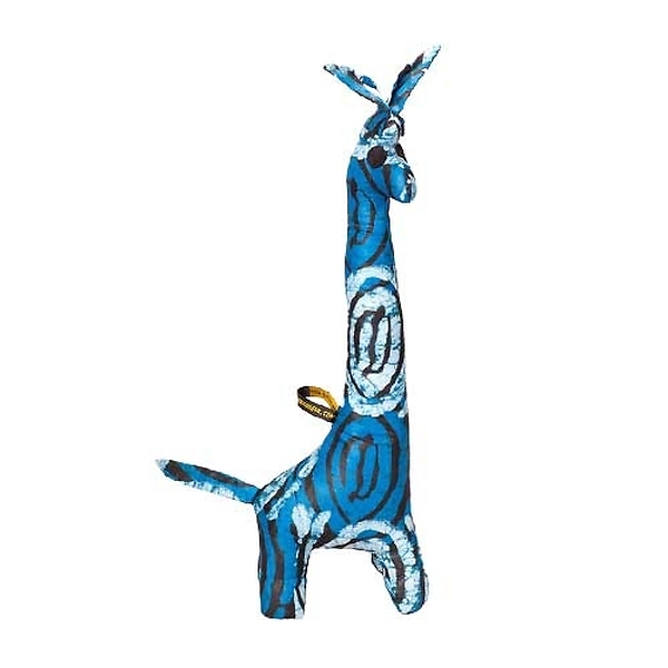 Giraffe in African fabric
