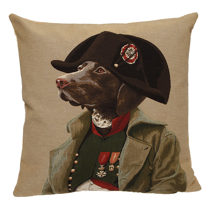 Housse de coussin Napoléon Labrador