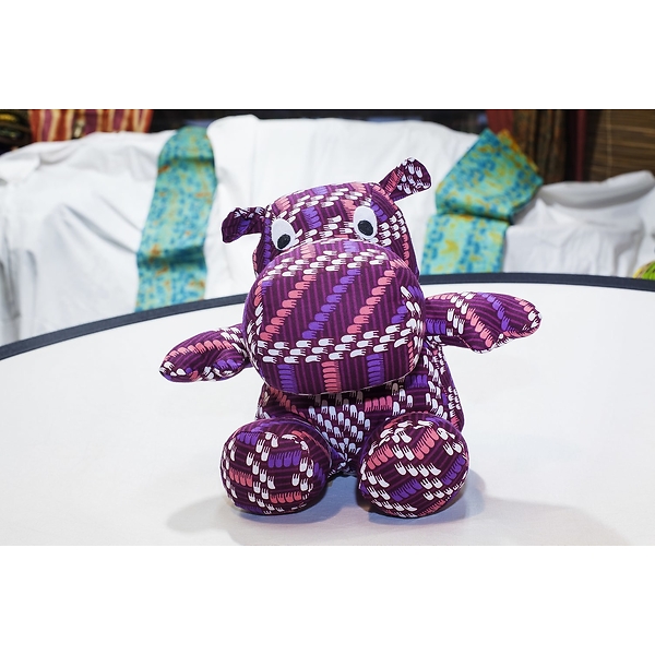 Grand Hippopotame En Tissu