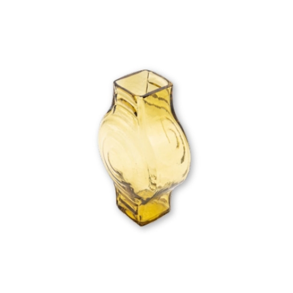 Vase Small Infinite Round Amber