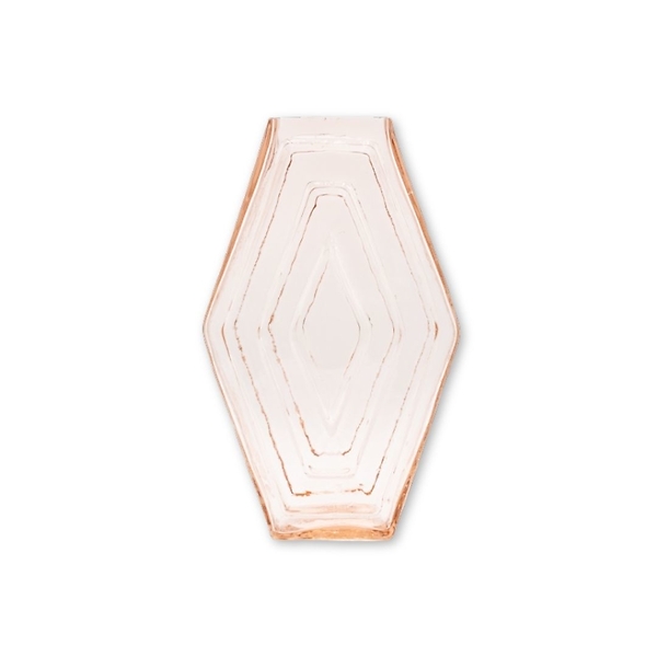 Vase Small Infinite Hexagon Blush Pink