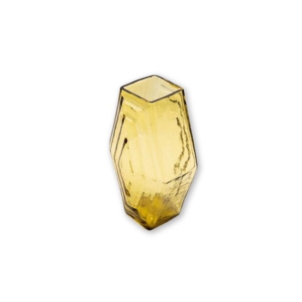Vase Small Infinite Hexagon Amber