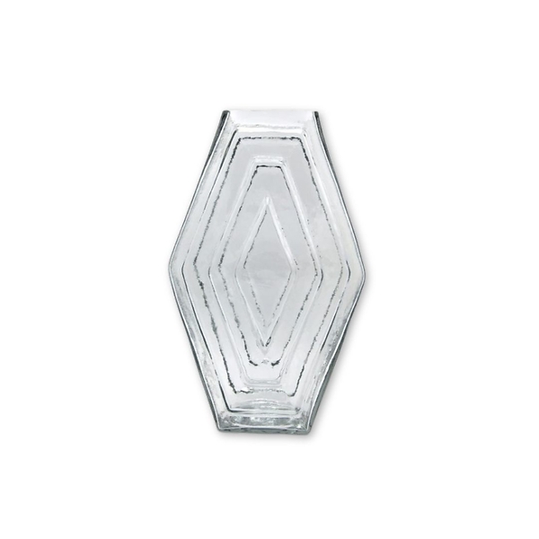 Vase Small Infinite Hexagon Clear