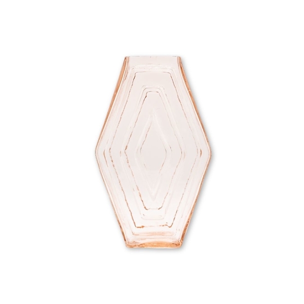 Vase Large Infinite Hexagon Blush Pink