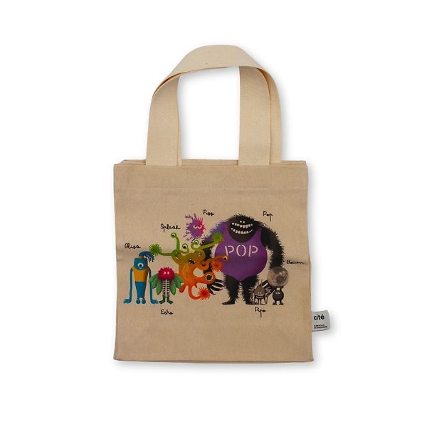 Mini Tote Bag Vanille Monstres
