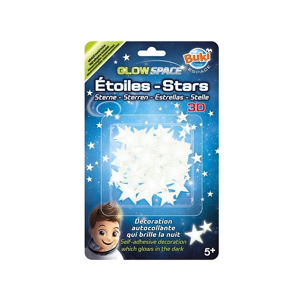 Deco Phospho Etoiles 3D