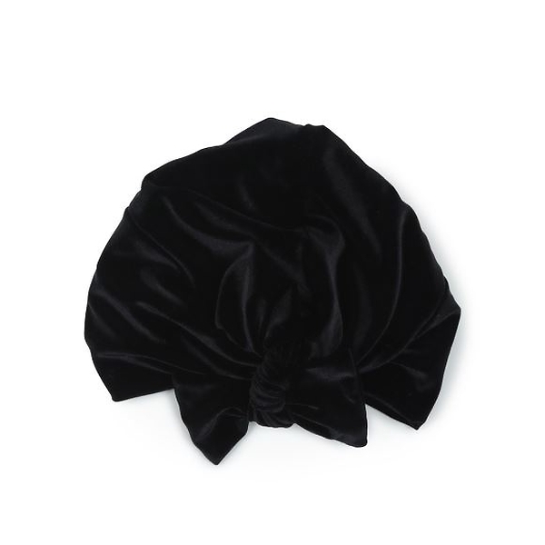 Turban Panarea velours Noir