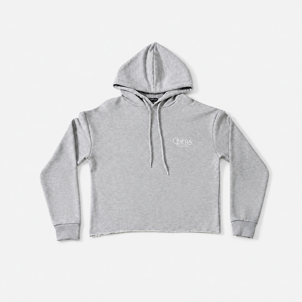 Sweat Capuche Gris Femme