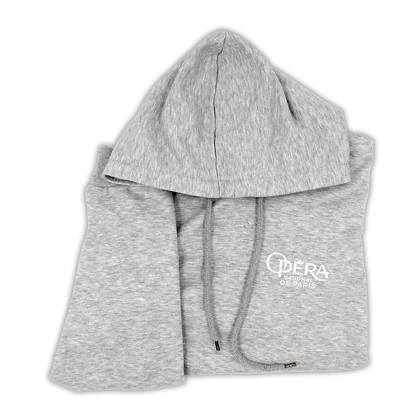 Sweat Capuche Gris Femme