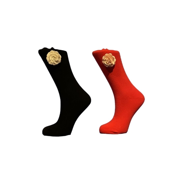 Chaussettes exclusives Paul Poiret - Rouge
