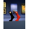 Chaussettes exclusives Paul Poiret - Rouge