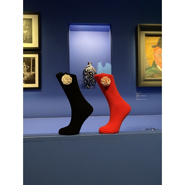 Chaussettes exclusives Paul Poiret - Noir