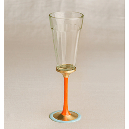 Chai Stem Glass - Narangi
