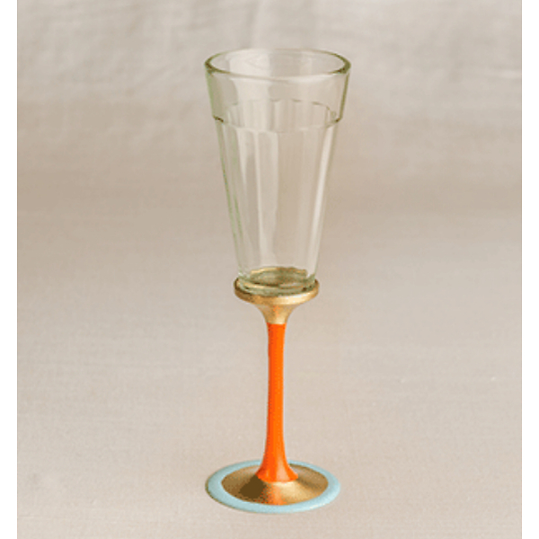 Chai Stem Glass - Narangi