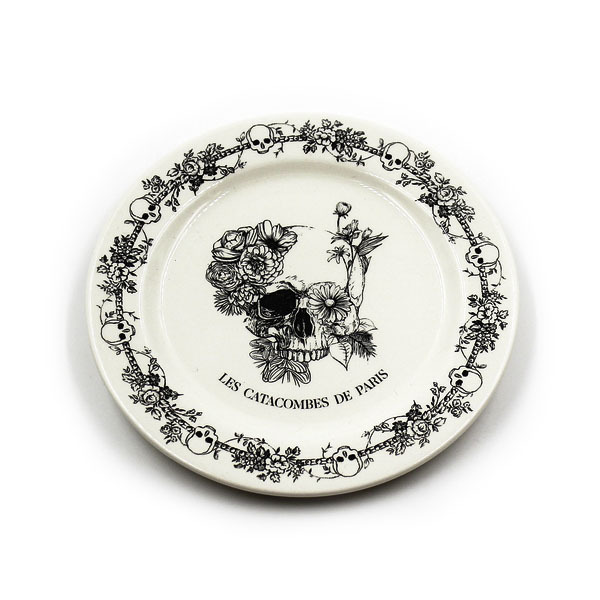 Assiette Mignardise Fleuri Catacombes