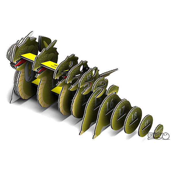 Puzzle 3D Eco créatures dragon