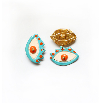 Golden Apple of My Eye Earrings