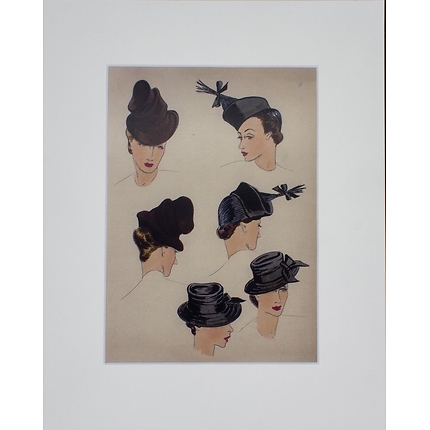 "Hats" Paperboard Frame