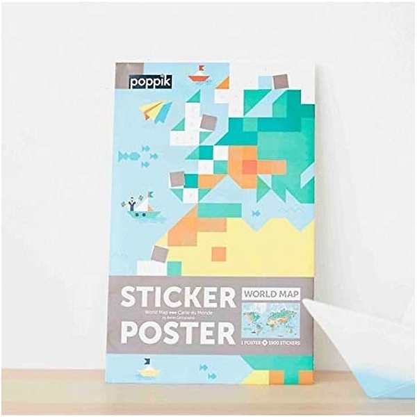 Stickers Carte Du Monde
