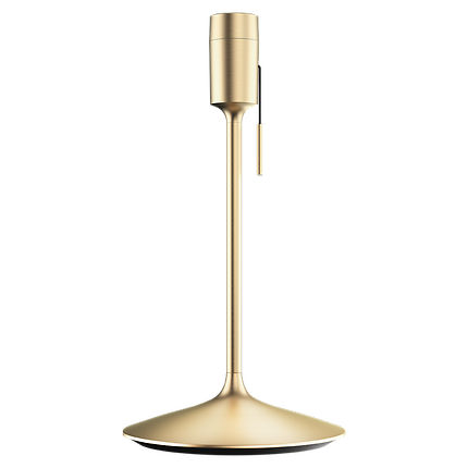 CHAMPAGNE EOS MEDIUM Lampe à poser avec prise USB Métal/Plume Ø45cm blanc  et rose Umage - LightOnline