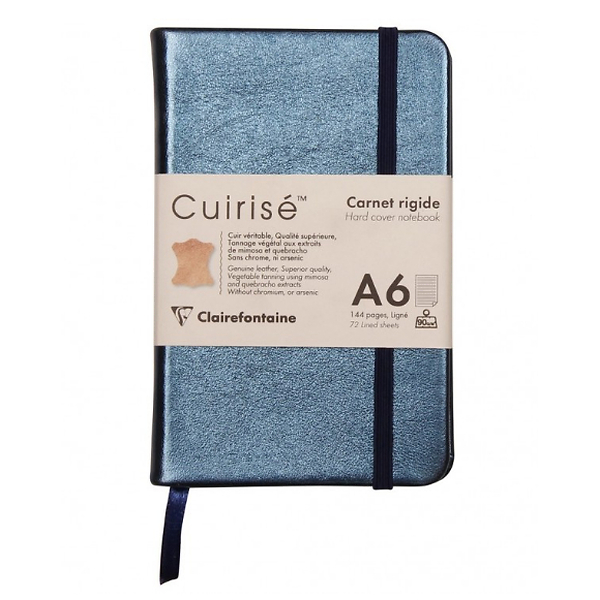 Carnet A6 Cuirise Uni Indigo
