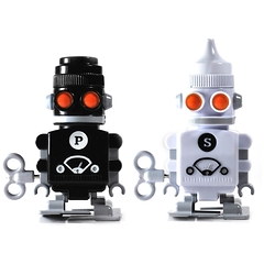 Salt and Pepper Shakers Robots