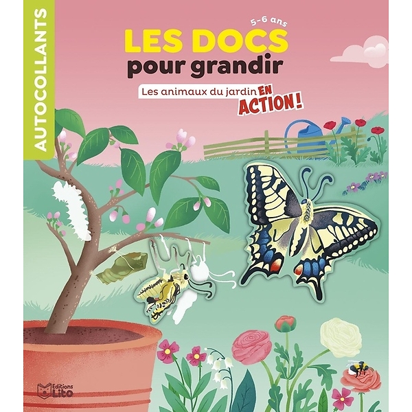 Les docs pour grandir : Les animaux du jardin en action !