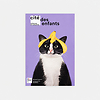 Purple 40 × 60 cm ChatSlide Poster - Jeux de chats