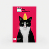Affiche ChatCorn 40x60cm Rouge - Jeux de chats