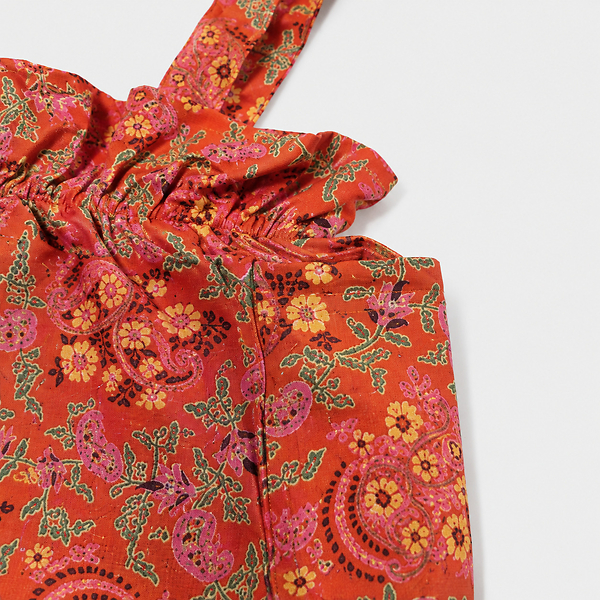 Sac bourse Soie Multicolore