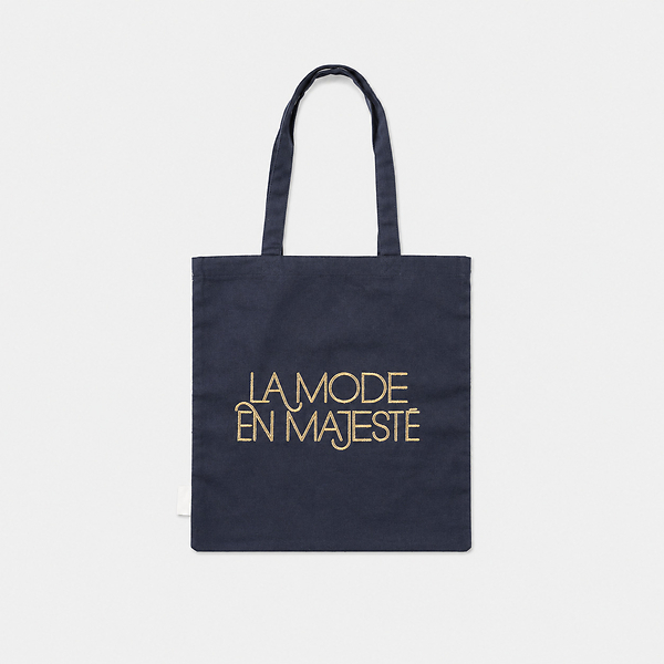 Totebag Coton Bleu - La Mode en Majesté