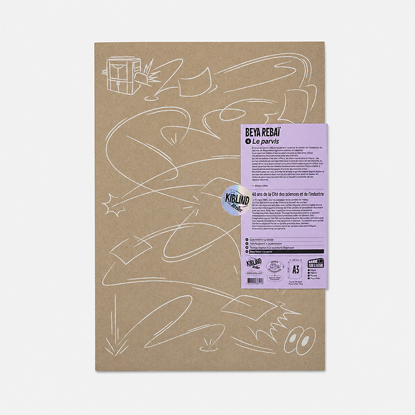 29.7 × 42 cm Poster - Rebaï - Le Parvis - Multicoloured - 40 Years of the Cité des sciences et de l'Industrie