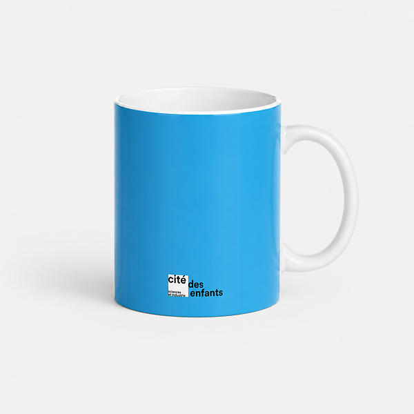 Mug Chatlade Céramique Bleu - Jeux de chats